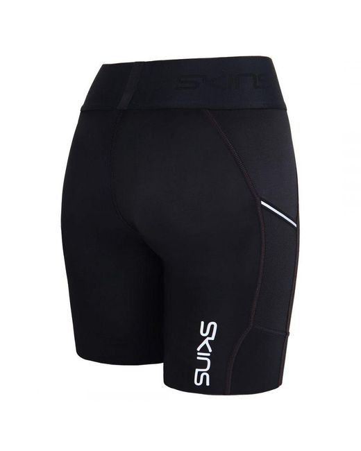 Skins Blue Series-3 Stretch Waist Training Half Tights Shorts St40300029001
