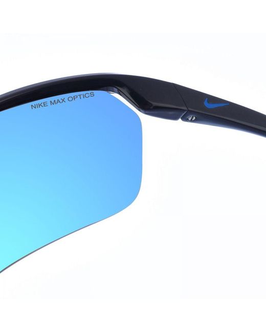 Nike Blue Acetate Sunglasses With Rectangular Shape Cw4674 for men