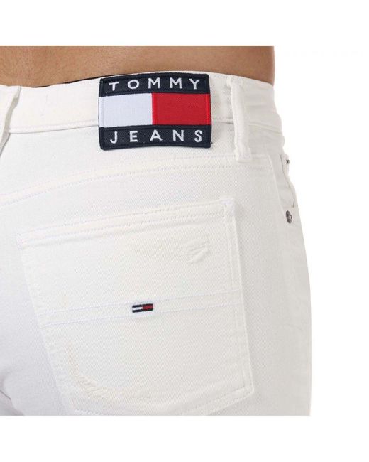 Tommy Hilfiger Jeans Met Tabard-logo Voor , Wit in het White