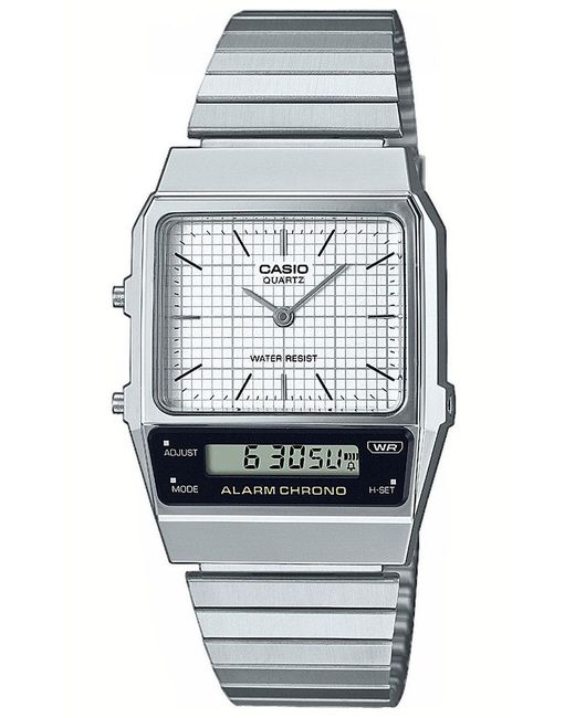 G-Shock Gray Collection Vintage Watch Aq-800E-7Aef Stainless Steel (Archived) for men