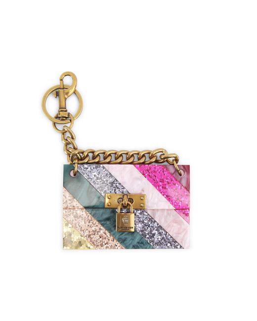 Kurt Geiger Pink Brixton Keyring