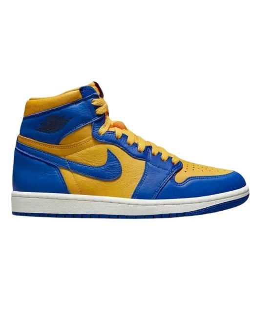 Nike Blue Air Jordan 1 Retro High Og Top Sneakers for men