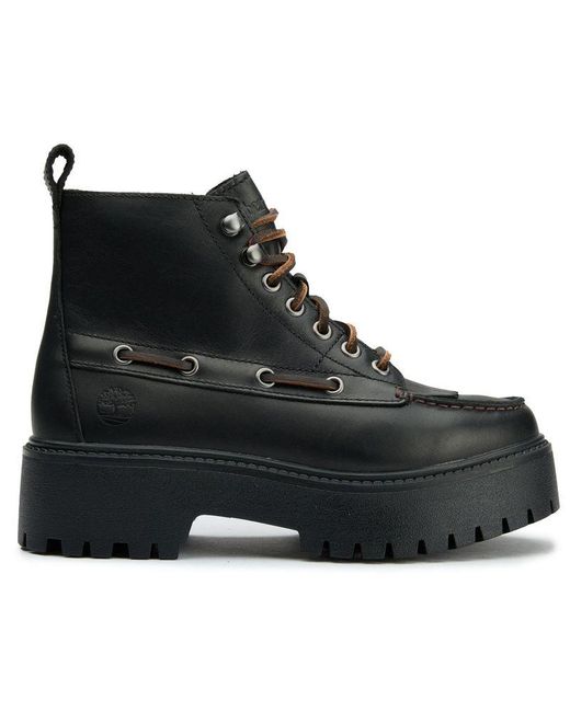 Timberland Stone Street Mid Boots in het Black