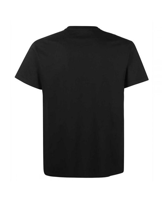 Valentino Black Vltn Print College Logo T-Shirt for men