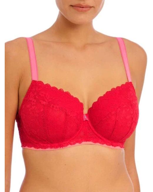 Freya Offbeat Underwired Padded Half Cup Bra