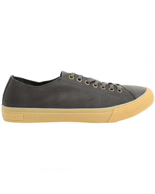 Seavees Black Army Issue Low Shoes for men