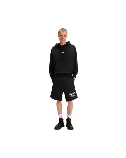 HUGO Black Sweatshirt Nazardo for men