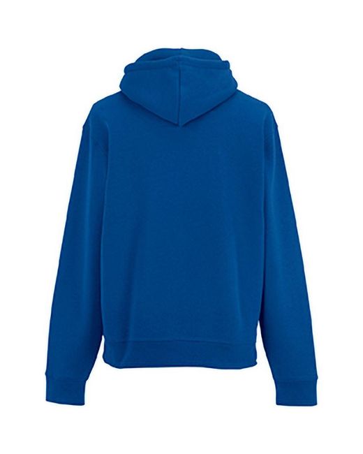 Russell Blue Authentic Hooded Sweatshirt Hoodie (Bright Royal) for men