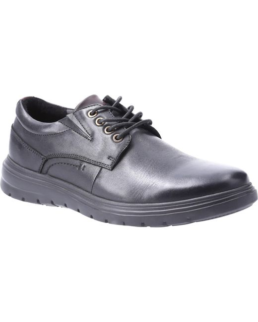 Hush Puppies Blue Triton Leather Casual Shoes for men