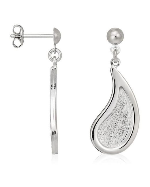 Orphelia Metallic 925 Sterling Drop Earrings