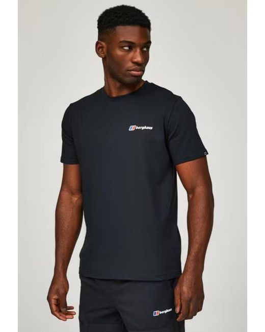 Berghaus Blue Everest Mountain Ridge T-Shirt for men