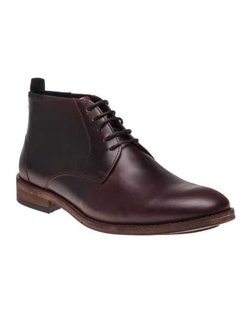 Barbour Brown Benwell Boots for men
