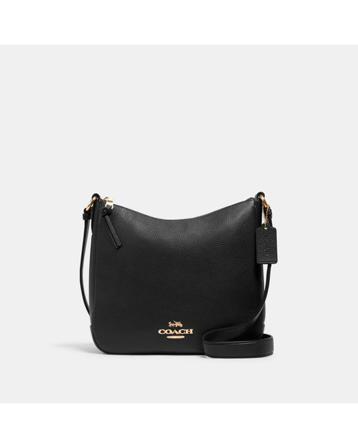 COACH Black Ellie File Bag
