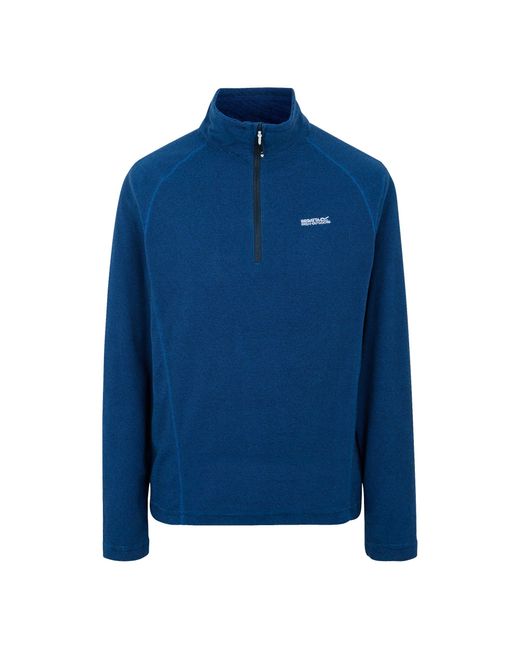 Regatta Blue Great Outdoors Montes Funnel Neck Fleece Jumper (Snorkel/ for men