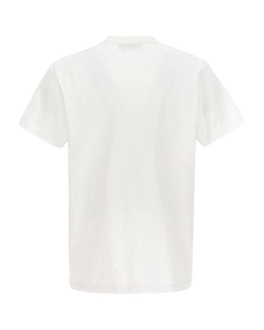 DSquared² Black Deana And Dana Graphic T-Shirt Cotton for men