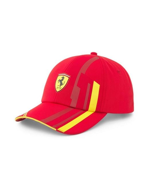 PUMA Red Scuderia Ferrari Carlos Sainz Jr. Special-Edition Cap for men