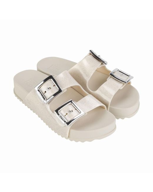 Zaxy Metallic Partner Slide New Ad Glitter Off