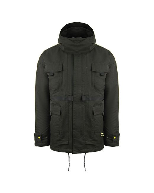 PUMA Black X Central Saint Martins Mid Length Hooded Jacket 598583 01 for men