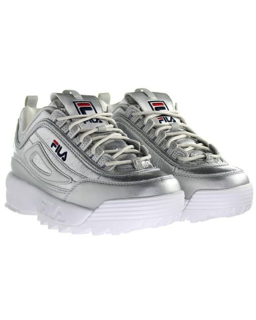 Fila Black Disruptor F Low Trainers Leather
