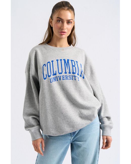 Urban Bliss Blue Oversized Sweatshirt
