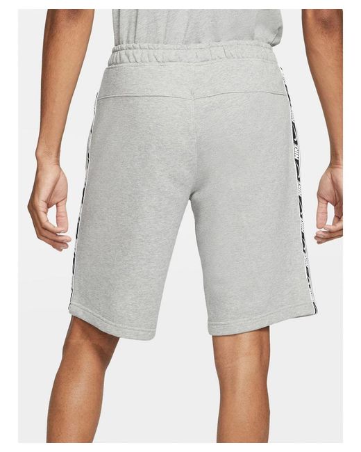 Nike White Nsw Repeat Fleece Shorts for men