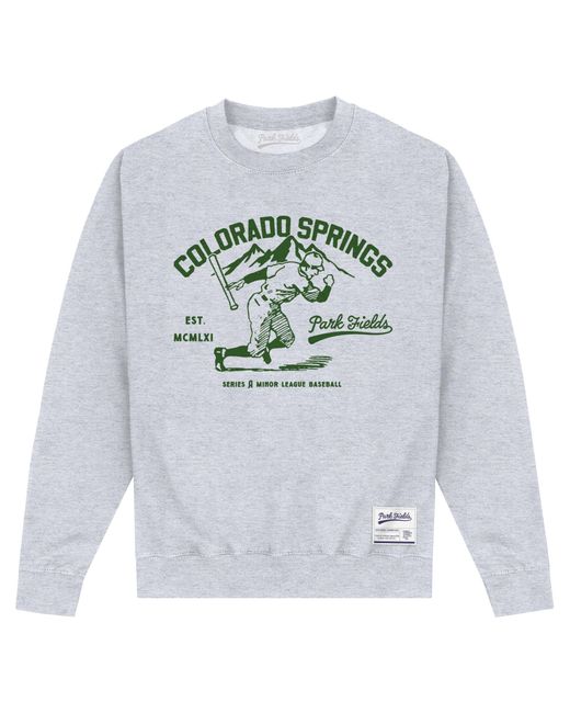 Park Fields Gray Colorado Springs Heather Sweatshirt