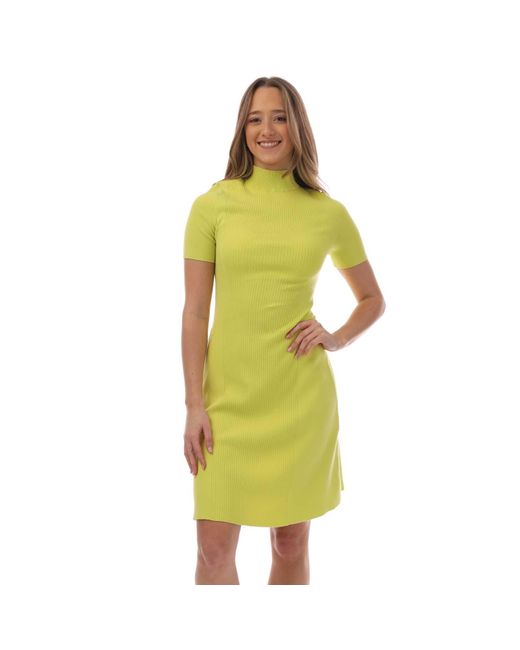 HUGO Yellow Sharizy Dress