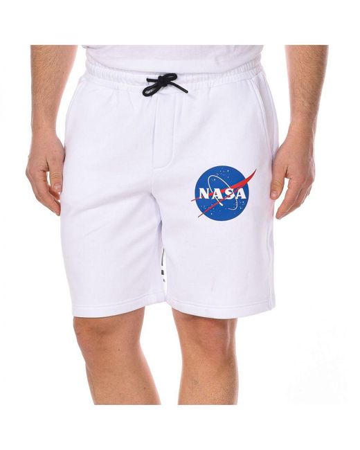 NASA Korte Sportbroek in het White voor heren