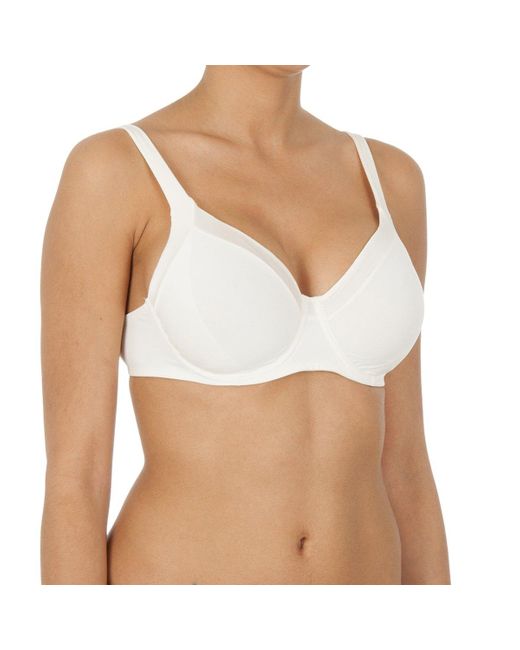 Dim White Generous Invisible Underwired Bra 4D62