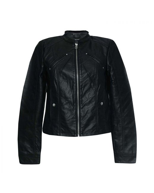 Vero Moda Black S Favodona Faux Leather Jacket