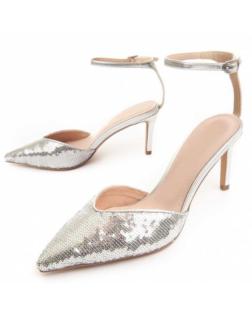 Montevita White Heel Shoe Festshoe2