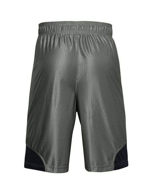 Under Armour Gray Periometer Basketball Shorts Long Pants 1351284 388 for men