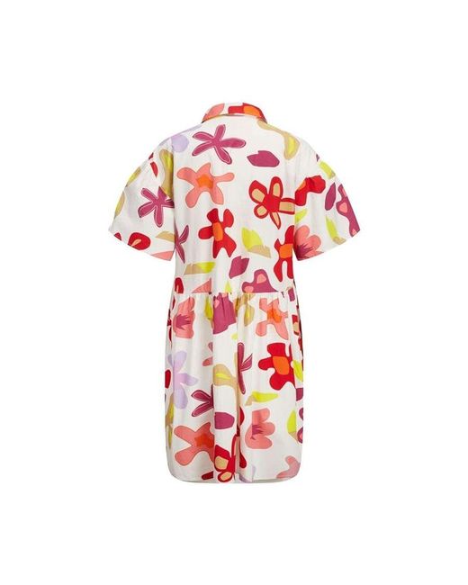 JJXX White Jack & Jones Dress Designer Flower Print