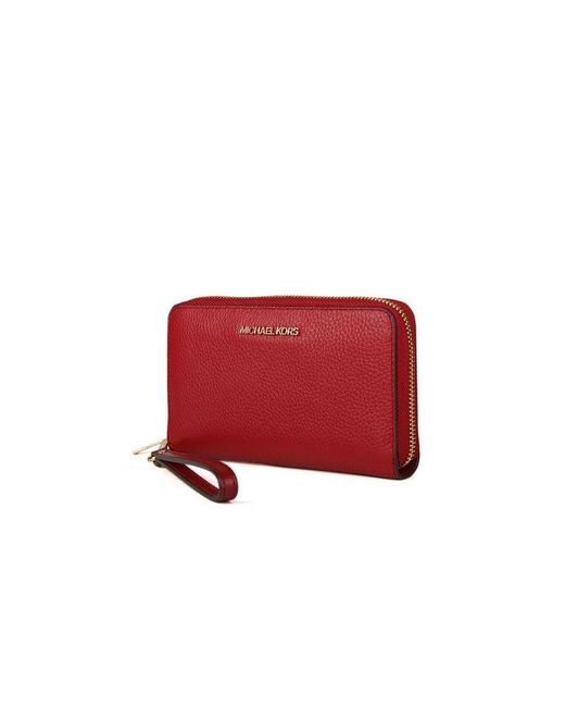 Michael Kors Red Geldbörse Cherry