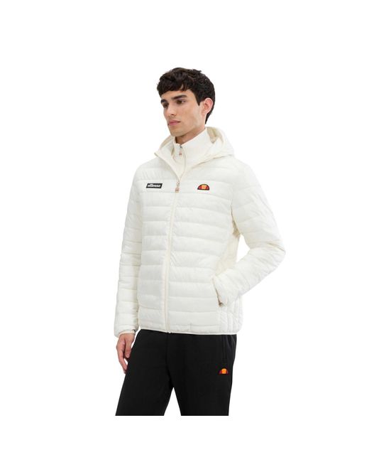 Ellesse White Lombardy Padded Jacket (Off) for men