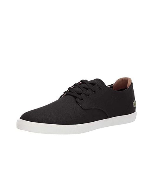 Lacoste Black Esparre 219 1 Cma Plimsolls Canvas for men