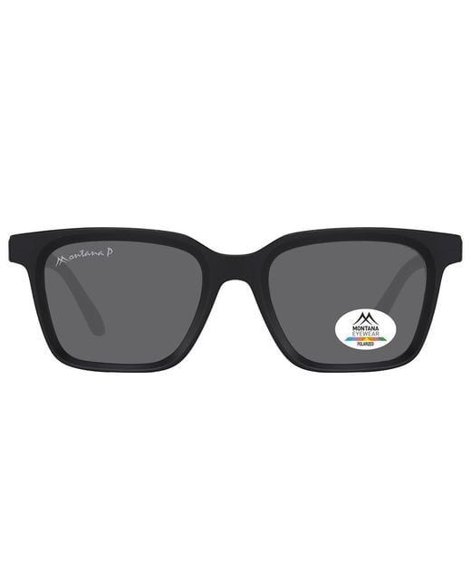 Montana Black Square Matte Polarized Mp58