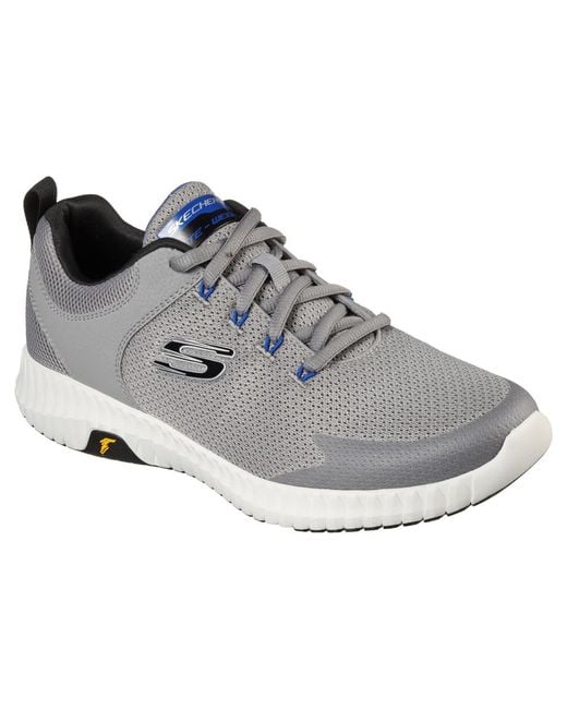 Skechers Gray Elite Flex Prime Take Over Memory Foam for men