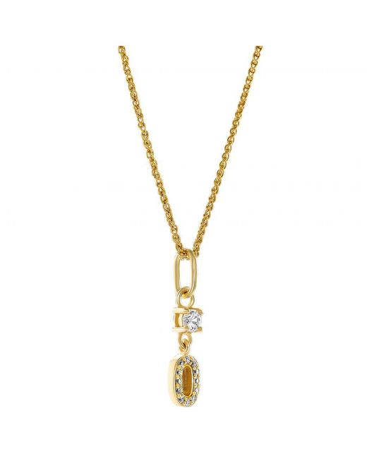 Orphelia Metallic 'Lily' 925 Sterling Set: Necklace + Earrings + Ring
