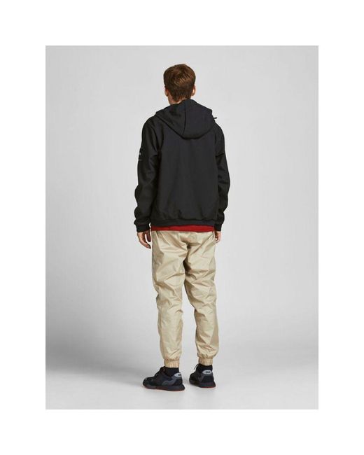 Jack & Jones Black Jcoclassic Lightweight Hooded Jacket for men