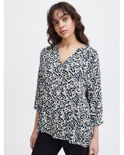 Ichi Multicolor Total Eclipse Paisley Marrakech Shirt