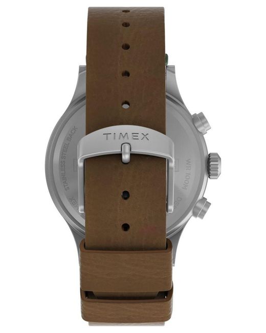 Timex Green Sierra Watch Tw2W16400 Leather (Archived) for men