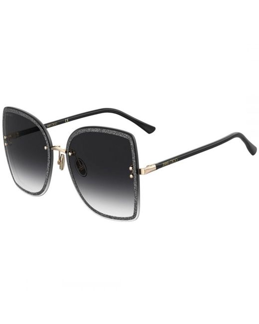 Jimmy Choo Gray Leti 2M2 9O Sunglasses Metal