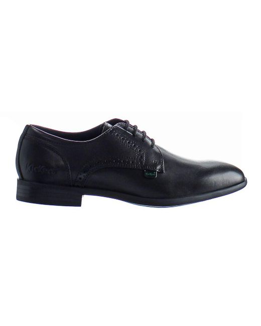 Kickers Blue Jarle Shoes Leather for men