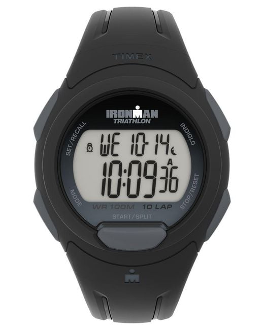 Timex Black Ironman Essential Watch T5K608 Resin for men