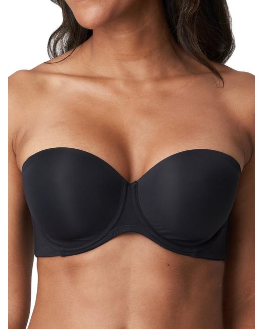 Primadonna Black Figuras Strapless Bra