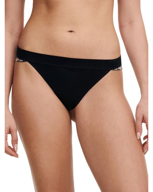 Chantelle Black Tattoo Love Tanga