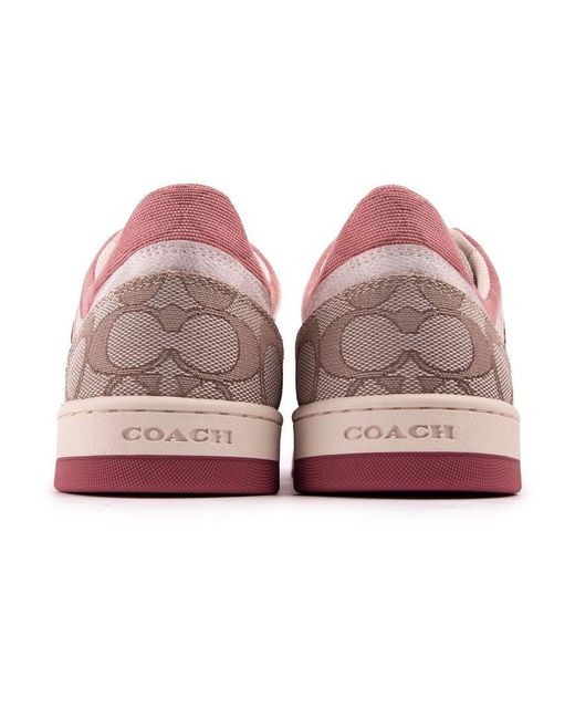 COACH Multi Signature Sneakers in het Pink
