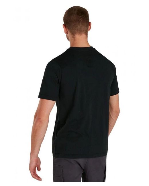 Berghaus Black Organic Big Logo T-Shirt for men