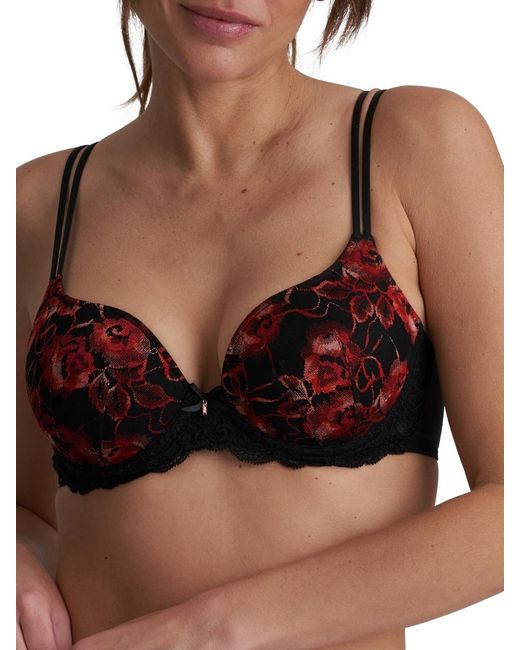 Marie Jo Black Selyna Padded Heartshape Bra Spicy Polyamide